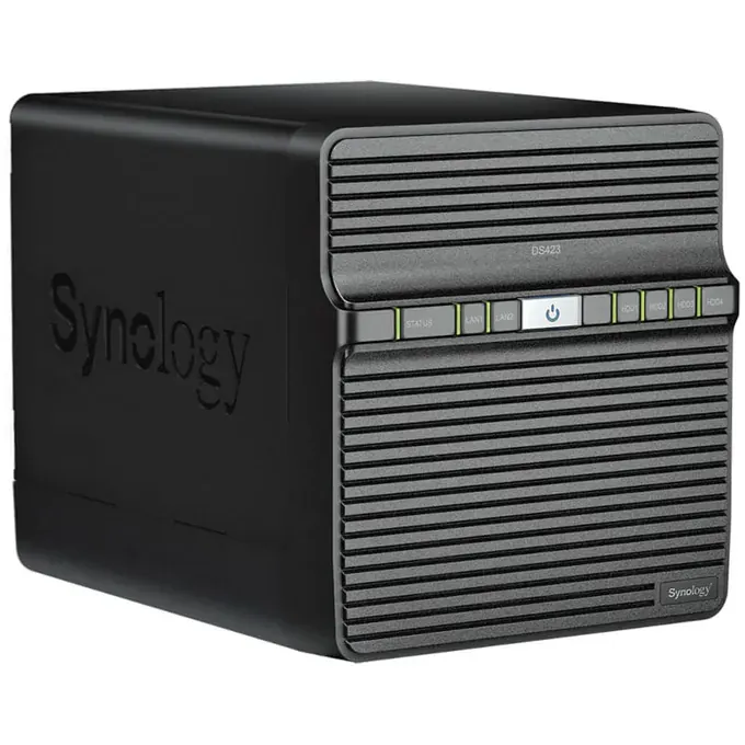 NAS SYNOLOGY DiskStation DS423, Realtek RTD1619B Quad-Core, 2GB RAM, 4 Unitati de stocare suportate, Black - Imagine 3