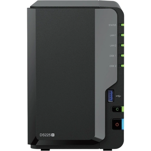 NAS SYNOLOGY DS225+ 2-Bay PLUS NAS Intel Celeron J4125 2GB ECC DDR4 - Imagine 2