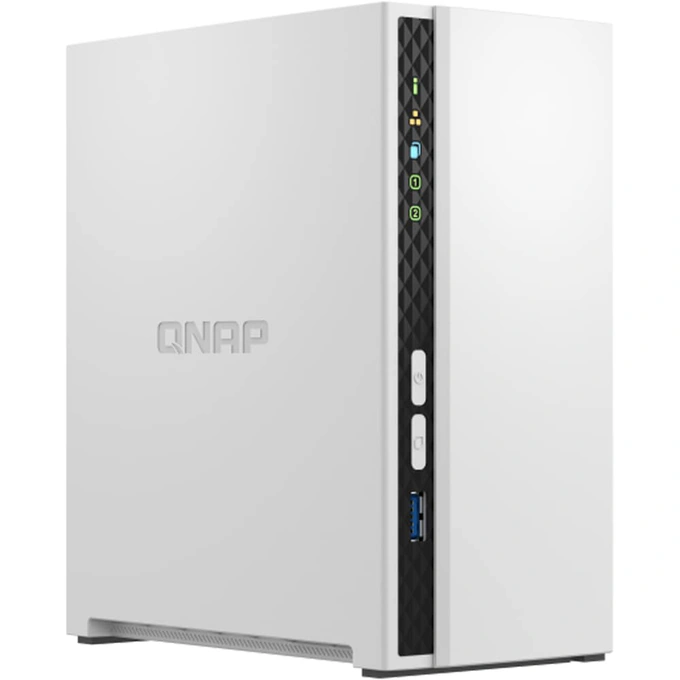 Network Attached Storage QNAP TS-233, ARM 4-core Cortex-A55, 2.0GHz, 2GB, 2-Bays, alb - Imagine 1