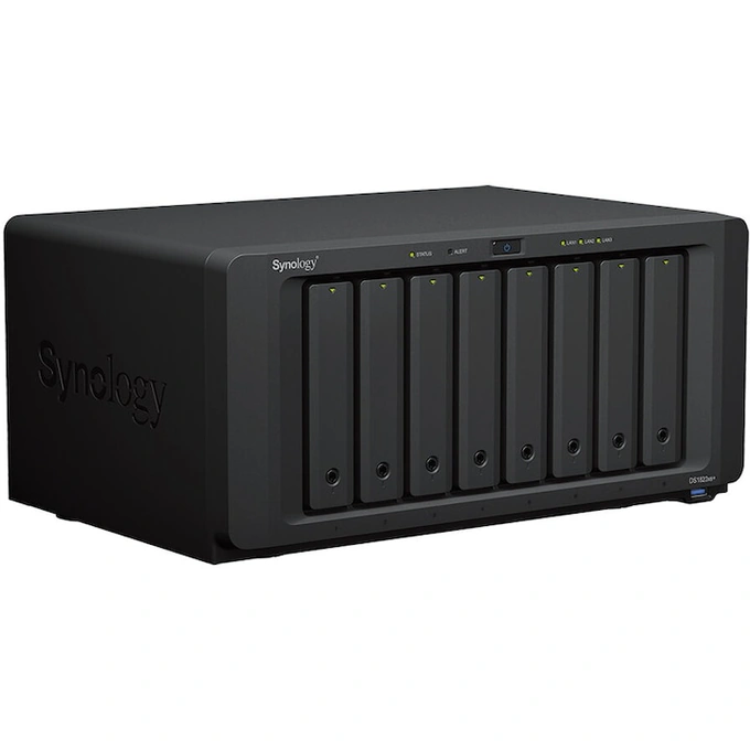 Network Attached Storage SYNOLOGY DS1823xs+ cu procesor AMD Ryzen V1780B 3.35GHz, 8-Bay, 8GB DDR4, Black - Imagine 6