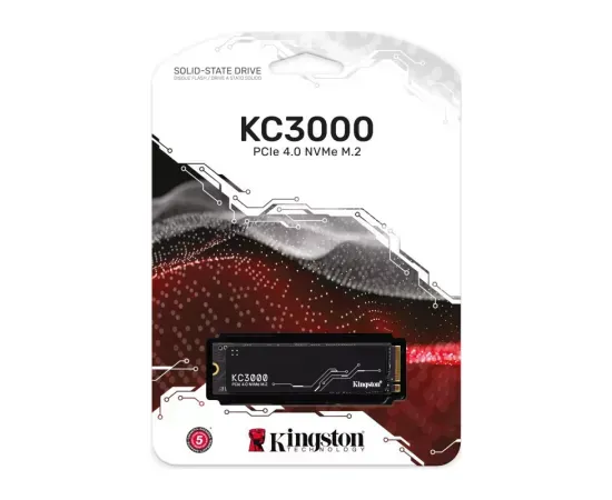 SSD Kingston KC3000 2TB PCIe 4.0 NVMe M.2 2280 – Performanță extremă pentru profesioniști și gameri - Imagine 1