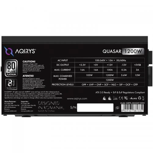 Sursa AQIRYS Quasar AQRYS_QUASAR1200W, 1200W - Imagine 7