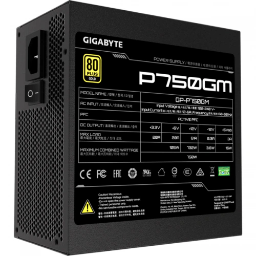 Sursa Gigabyte GP-P750GM, 750W - Imagine 4