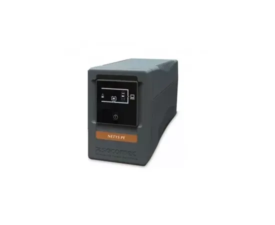UPS SOCOMEC NPE-0850, 850VA, 4x IEC C13, Gri – Protecție fiabilă pentru echipamente IT - Imagine 1