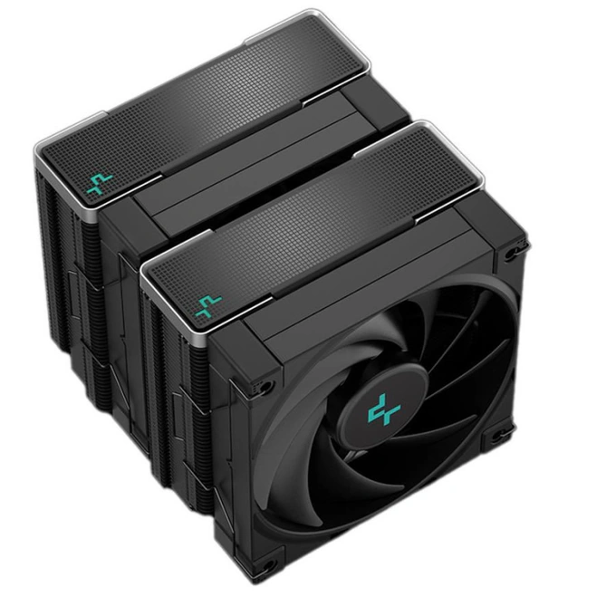 Cooler procesor aer DEEPCOOL AK620 Zero Dark, 2 x 120 mm, Black - Imagine 3