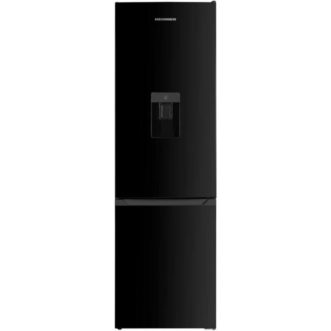 Combina frigorifica HEINNER HC-HM260BKWDE++, Dozator de apa, 260 l, Clasa E, Negru - Imagine 1