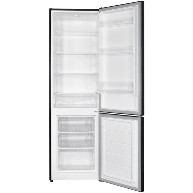 HEINNER Combina frigorifica HEINNER HC-HM262BKE++, 262 L, Clasa E, Control electronic, Iluminare LED, Negru - IT-Fashion.ro