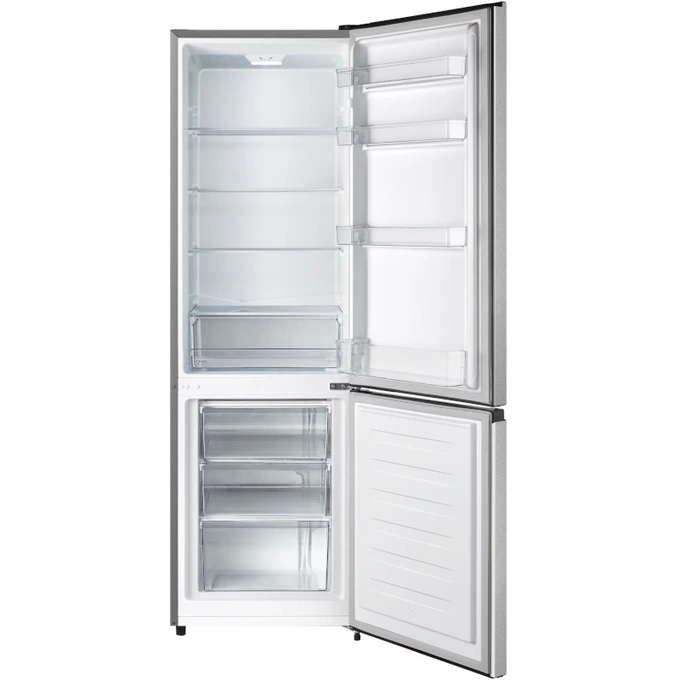 Combina frigorifica HEINNER HC-HS269SE++, 269 L, Clasa E, Control mecanic, 180 cm, Argintiu - Imagine 2