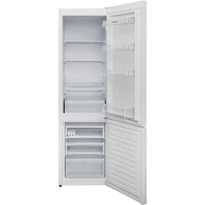 Combina frigorifica HEINNER HC-V288E++, 288 L, Clasa E, Less Frost, Control mecanic, Iluminare LED, 180 cm, Alb - Imagine 3
