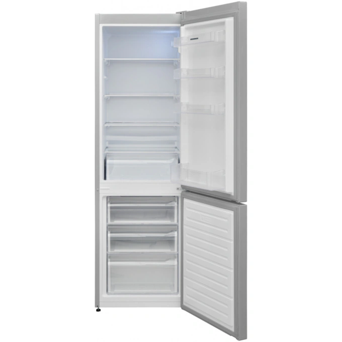 Combina frigorifica HEINNER HC-VS2681SE++, 268 L, Clasa E, Less Frost, Iluminare LED, 170 cm, Argintiu - Imagine 2