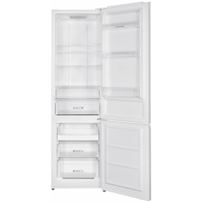 HEINNER Combina frigorifica HEINNER HCNF-HM326INVD, 326 L, Clasa D, No Frost, Inverter, Control electronic, 186 cm, Alb - IT-Fashion.ro