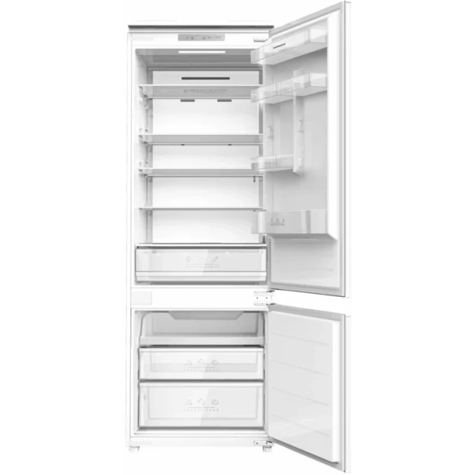 Combina frigorifica incorporabila HEINNER HCNF-BIM403INVD, 403 L, Clasa D, No Frost, Inverter, ExtraSpace, Control electronic, Iluminare LED, 195 cm - Imagine 1