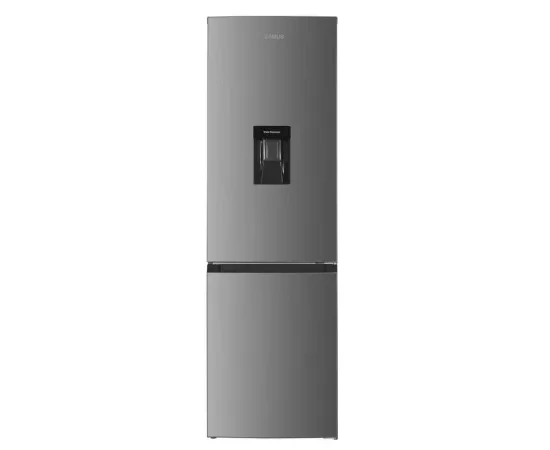 Combina frigorifica SAMUS SCX357NFDE, Full No-Frost, Dozator de apa, 251 l, Clasa E, Inox - Imagine 1