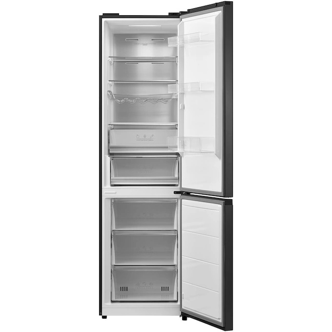 TESLA Combina frigorifică TESLA RC3800FMB, 378 L, Clasa E, Total No Frost, Display LED, 201 cm, Negru - IT-Fashion.ro