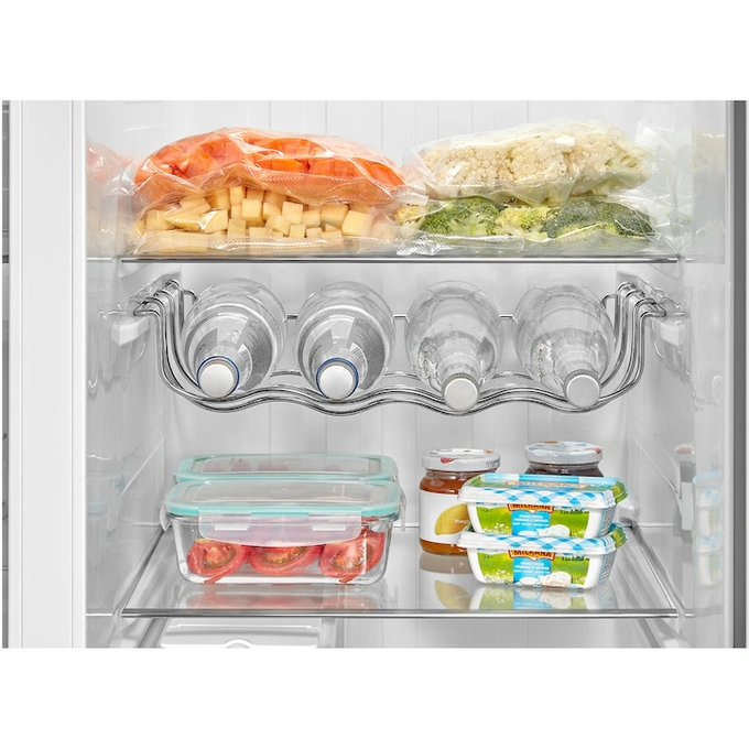 Combina frigorifică TESLA RC3800FMB, 378 L, Clasa E, Total No Frost, Display LED, 201 cm, Negru - Imagine 4