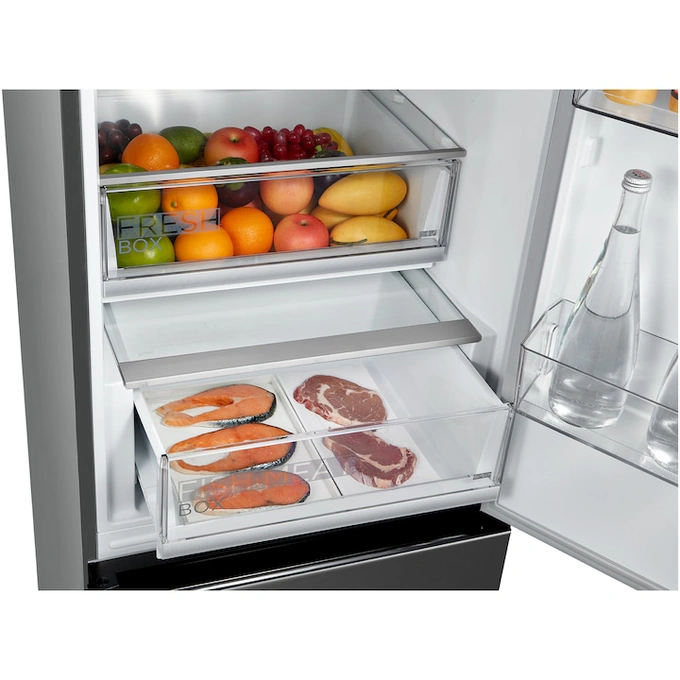 Combina frigorifică TESLA RC3800FMB, 378 L, Clasa E, Total No Frost, Display LED, 201 cm, Negru - Imagine 5