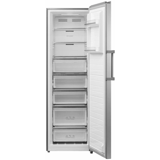 HEINNER Congelator HEINNER HFF-M272NFCXE++, 272 L, Clasa E, No Frost, Control electronic, 185 cm, Inox - IT-Fashion.ro