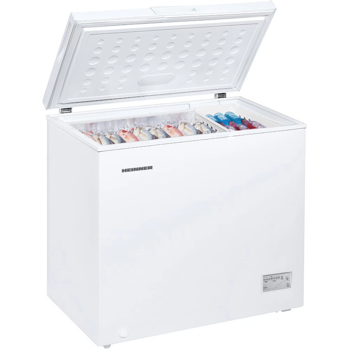 HEINNER Lada frigorifica HEINNER HCF-200CNHE++, 198 L, Clasa E, Inverter, Control electronic, Functie frigider, Alb - IT-Fashion.ro