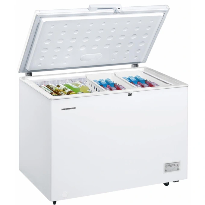 Lada frigorifica HEINNER HCF-287CNHE++, 287 L, Clasa E, Inverter, Functie frigider, Control electronic, Alb - Imagine 2