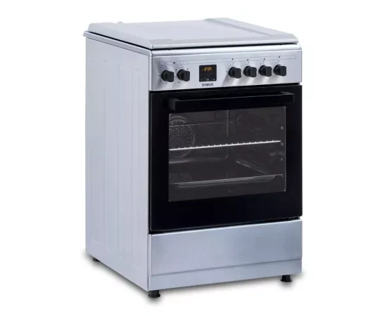 Aragaz pe gaz SAMUS SM663AENS1, 4 zone, 56l, Inox - Imagine 3