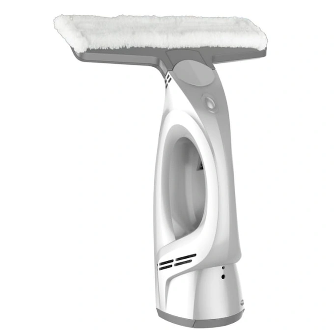 Aspirator curatare geamuri 3in1 Techwood TNVI-211, 3.7 V, 100 ml., Laveta microfibra, Alb/Gri - Imagine 3