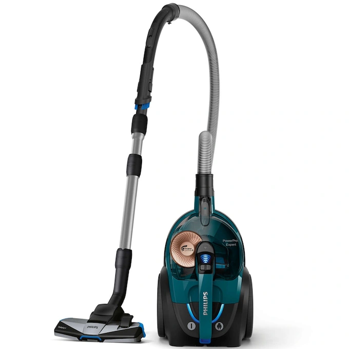 PHILIPS Aspirator fara sac Philips PowerPro Expert FC9744/09, 900 W, tehnologie Power Cyclone 8, cap de aspirare TriActive+, filtru antialergic H13, Verde - IT-Fashion.ro