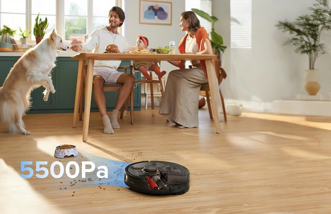 Aspirator robot ROBOROCK Q8 Max Q8M52-00, 0.47l, 59W, 5200 mAh, 5500Pa, Negru - Imagine 7