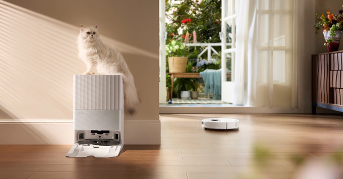 Aspirator robot ROBOROCK Qrevo 798 QVRRS02-00, 0.33l, 60W, 10000Pa, Alb - Imagine 5