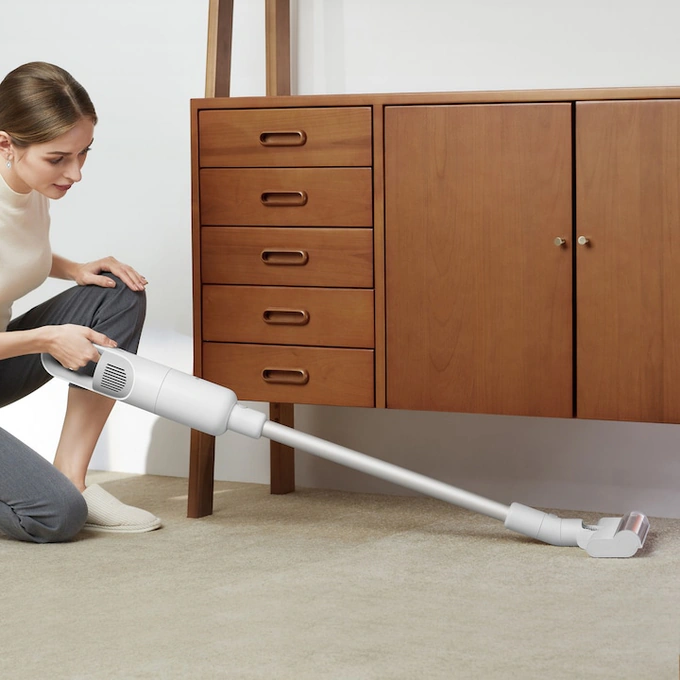 Aspirator vertical Xiaomi Mi Vacuum Cleaner Light BHR4636GL, Multi-suprafete, 220 W, 2500 mAh, Autonomie 45 min, 0.5l, 21.6V, Tehnologie Ciclonica, Alb - Imagine 12