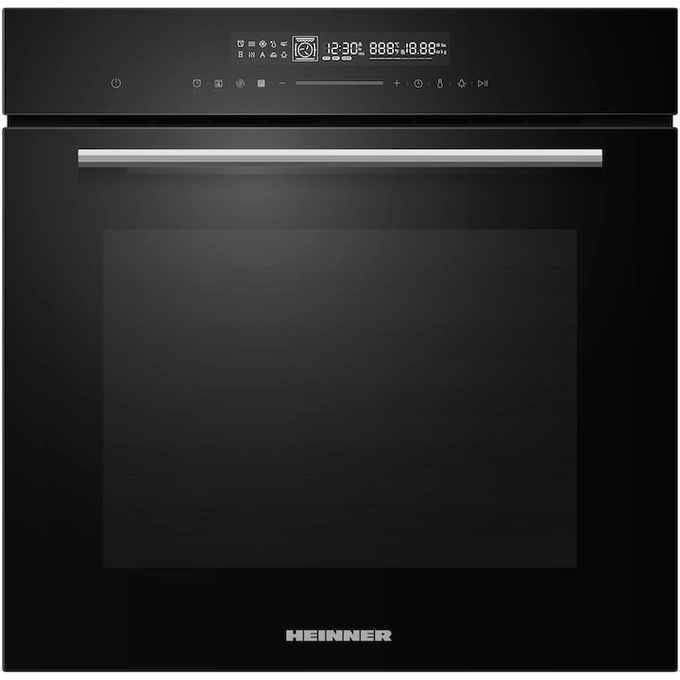Cuptor incorporabil HEINNER HBO-M7214GCDRC-GBK, Electric, 72 L, Autocuratare catalitica, Grill, AirFry, Clasa A+, Negru - Imagine 1