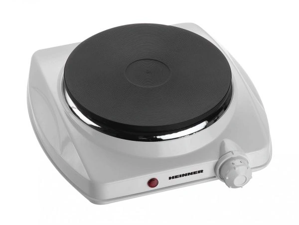 Plita electrica HEINNER HSHP-K1400WH, 1400 W, Termostat ajustabil, Protectie supraincalzire, Alb - Imagine 1