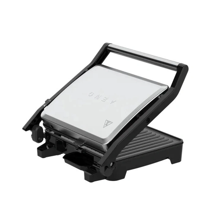 AENO Gratar, AENO, EG2, 2000W, Control temperatura, Deschidere 180°, Negru/Argintiu - IT-Fashion.ro