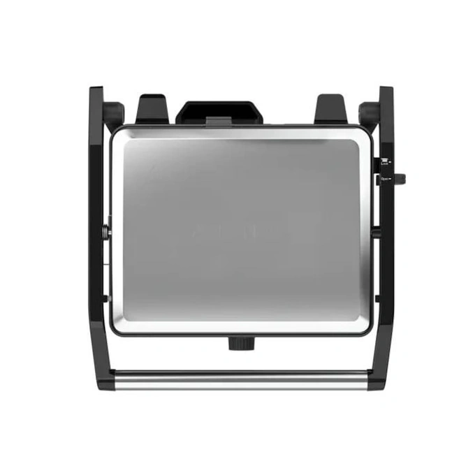 Gratar, AENO, EG2, 2000W, Control temperatura, Deschidere 180°, Negru/Argintiu - Imagine 4