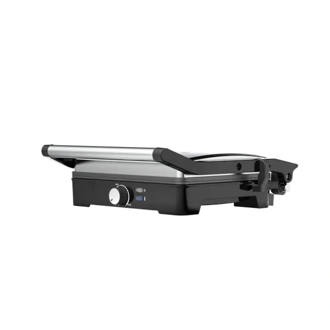 Gratar, AENO, EG2, 2000W, Control temperatura, Deschidere 180°, Negru/Argintiu - Imagine 5