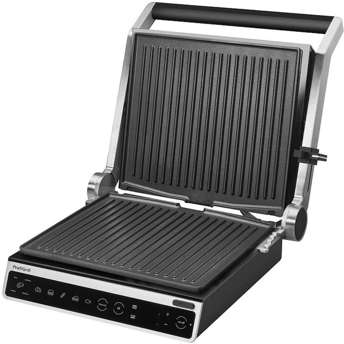 AMICA Gratar electric Amica GK5011 2000W White Silver - IT-Fashion.ro