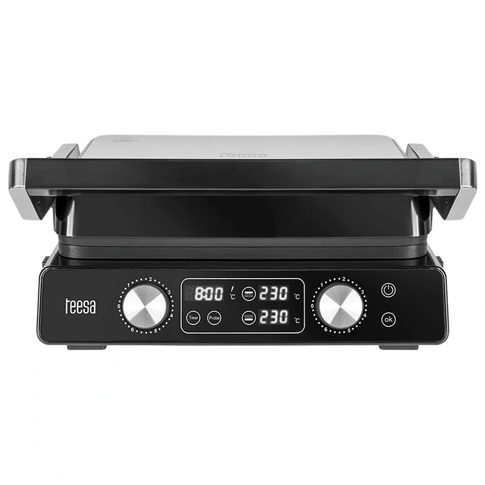 Grill Electric Teesa TSA3239 – 2000W, plăci antiaderente, reglaj temperatură - Imagine 4
