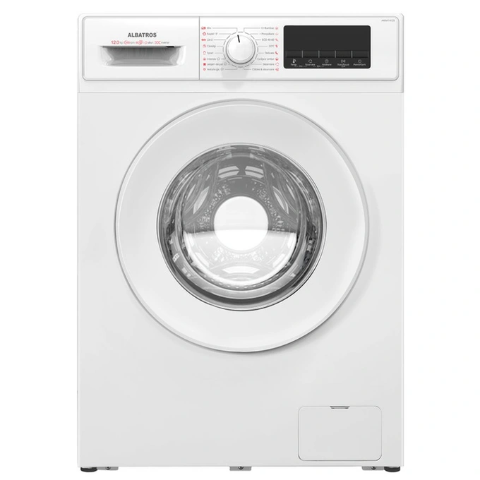 Mașină de spălat rufe Albatros AWMI14125, 12 kg, 1400 rpm, Clasa A, Motor Inverter, Curățare cu abur - Imagine 1