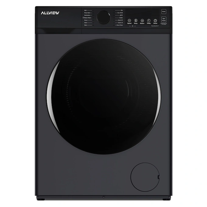 Masina de spalat rufe ALLVIEW SENSY W1000 GREY, Slim, 10 kg, 1400 RPM, Clasa A, Inverter, Gri - Imagine 1