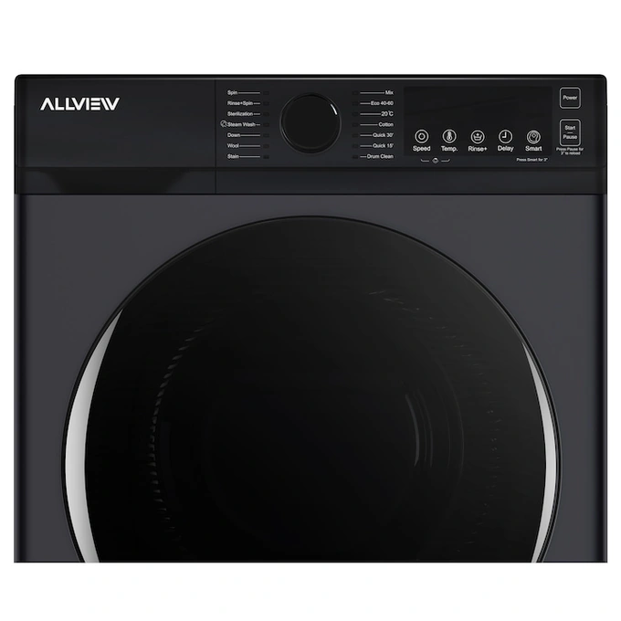 Masina de spalat rufe ALLVIEW SENSY W1000 GREY, Slim, 10 kg, 1400 RPM, Clasa A, Inverter, Gri - Imagine 3