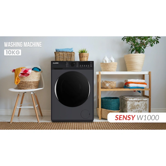 Masina de spalat rufe ALLVIEW SENSY W1000 GREY, Slim, 10 kg, 1400 RPM, Clasa A, Inverter, Gri - Imagine 5