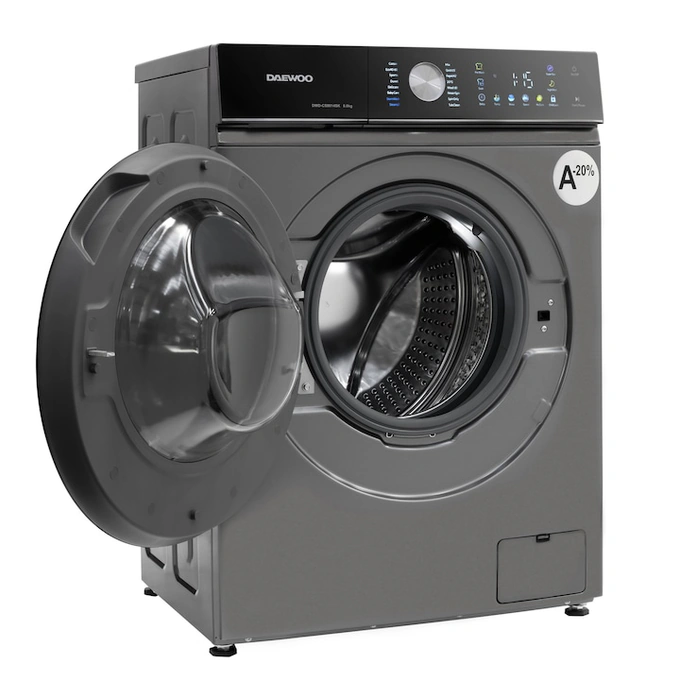 Mașină de spălat rufe Daewoo DWD-CS8014SK Silver – eficiență și design compact - Imagine 4