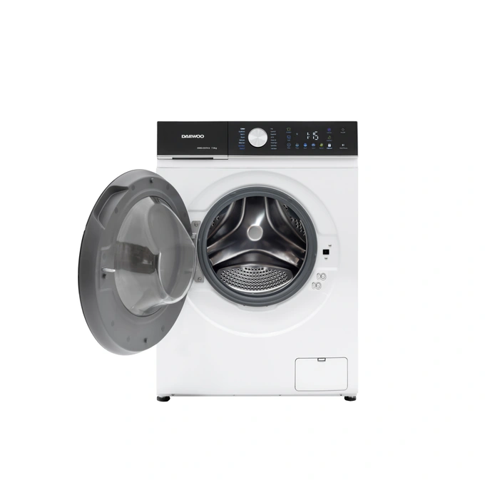 Masina de spalat rufe frontala DAEWOO DWD-CS7014, Inverter, 7 kg, 1400 RPM, 16 programe, Clasa A, Alb - Imagine 3