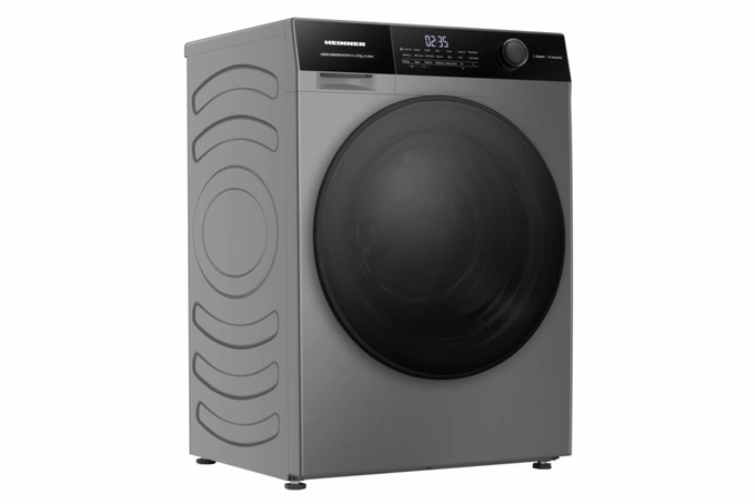 Masina de spalat rufe frontala HEINNER HWM-HMK9014IVTA+++, Inverter, 9 kg, 1400 RPM, Clasa A, Argintiu - Imagine 3