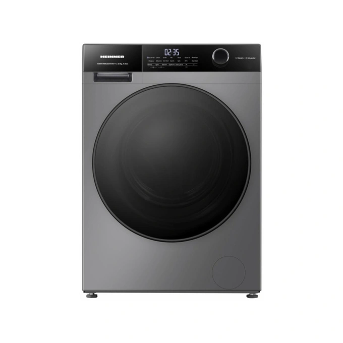 Masina de spalat rufe HEINNER HWM-HMK1014IVTA+++, 10 kg, 1400 RPM, Clasa A, Inverter, Gri - Imagine 1
