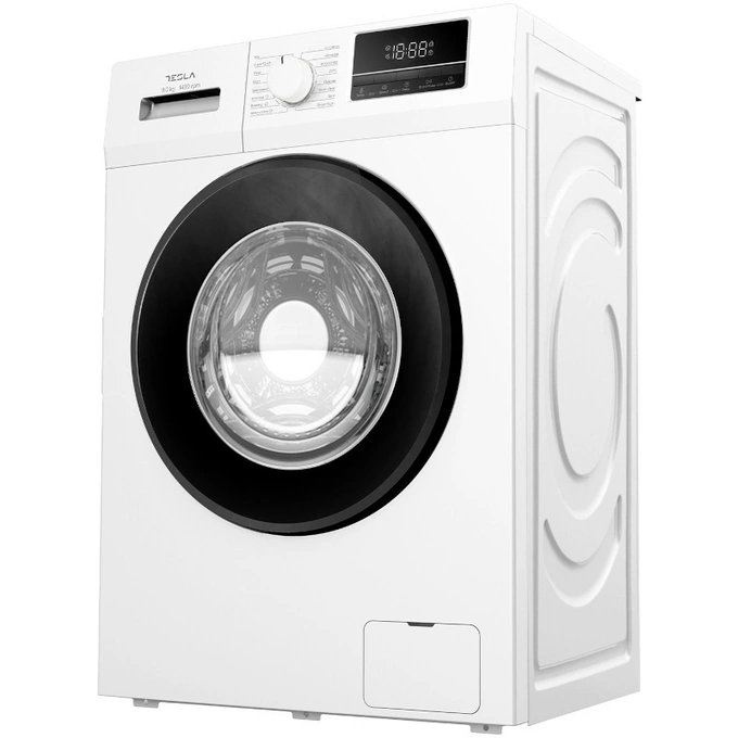 TESLA Masina de spalat rufe TESLA WF91461T, 9 kg, 1400 RPM, Clasa A, Inverter, White - IT-Fashion.ro