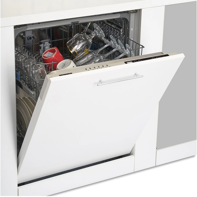 Masina de spalat vase HEINNER HDW-BI6006IE++, 12 seturi, 6 programe, Clasa E, 60 cm, Alb - Imagine 5
