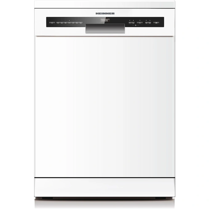 Masina de spalat vase HEINNER HDW-FSM60714AWD+++, 12 seturi, 6 programe, Clasa E, 60 cm, Alb - Imagine 1