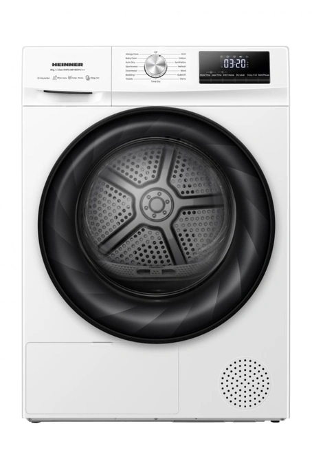 Uscator de rufe cu pompa de caldura HEINNER HHPD-HMY80IVFC+++, 8 kg, 15 programe, C, Alb - Imagine 1