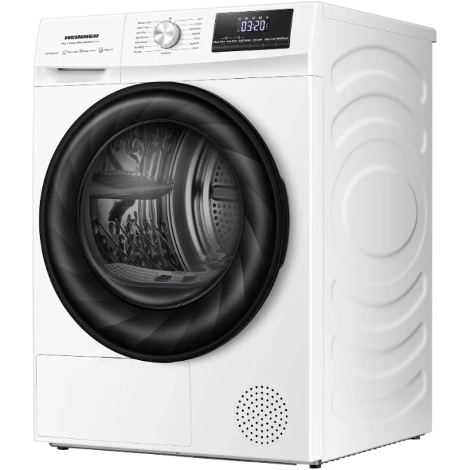 HEINNER Uscator de rufe cu pompa de caldura HEINNER HHPD-HMY80IVFC+++, Inverter, 8 kg, 15 programe, Clasa C, Alb - IT-Fashion.ro