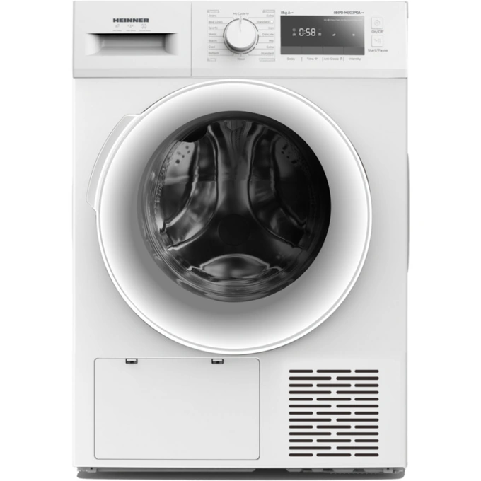 Uscator de rufe cu pompa de caldura HEINNER HHPD-M8G3PDA++, 8 kg, 16 programe, Clasa E, Alb - Imagine 1